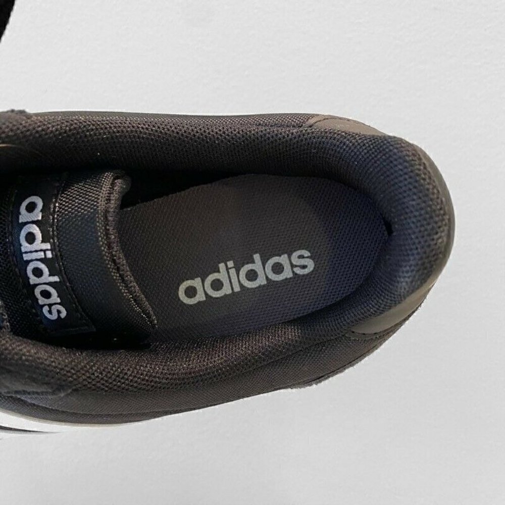 Adidas Mens V Racer 2.0 Sneakers Shoes Black BC0106 7.5 - Picture 7 of 9
